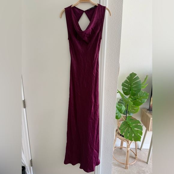 Zara Deep Purple Maxi Dress - Picture 3 of 5
